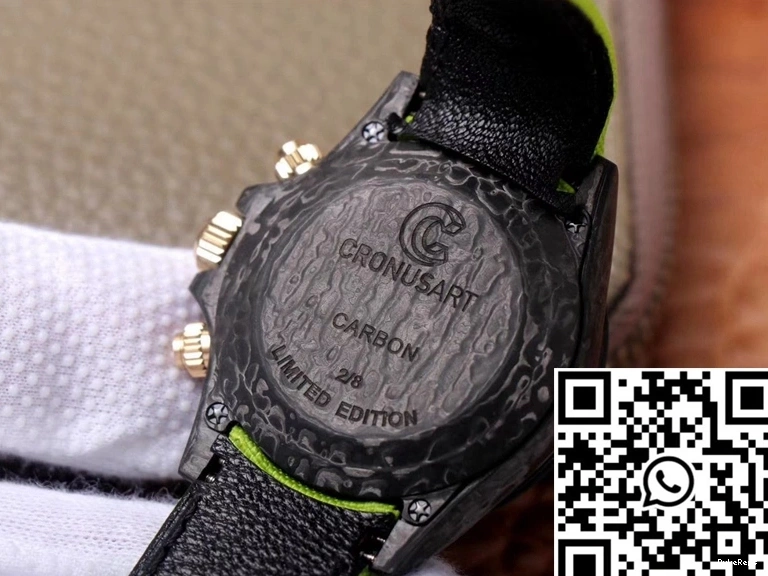 Dragon Exploded Daytona Rolex Green Edition Chronograph Carbon Dial Cosmos Fiber 0114